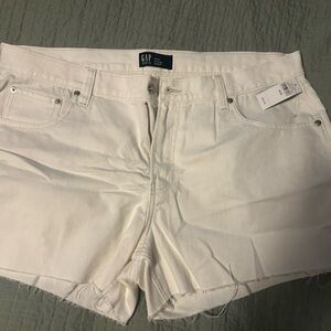 GAP White Jean Shorts for Women
